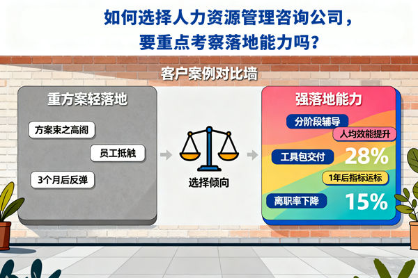 如何選擇人力資源管理咨詢公司,要重點(diǎn)考察落地能力嗎? 如何選擇人力資源管理咨詢公司,要重點(diǎn)考察落地能力嗎?