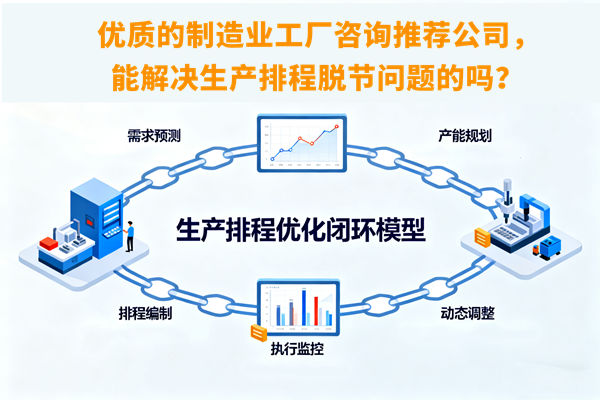 優質的制造業工廠咨詢推薦公司,能解決生產排程脫節問題的嗎? 優質的制造業工廠咨詢推薦公司,能解決生產排程脫節問題的嗎?